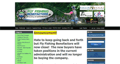 Desktop Screenshot of flyfishingbenefactors.com